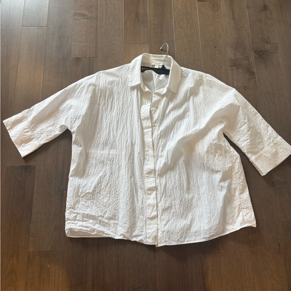 COS oversized button up size S